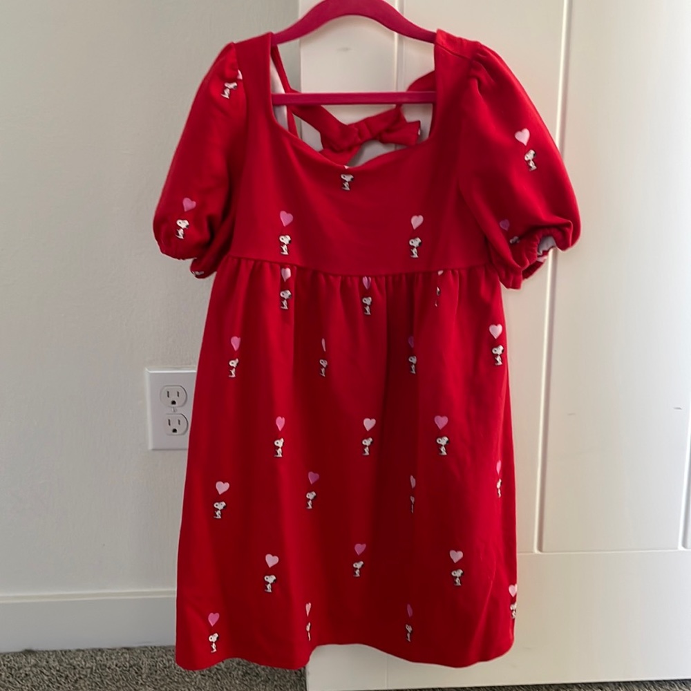 Janie and Jack Snoopy Valentine Dress